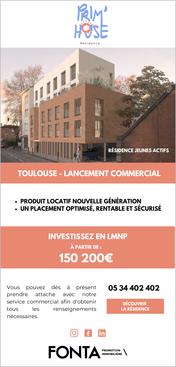 Produit locatif nouvelle génération, un placement optimisé, rentable et sécurisé.